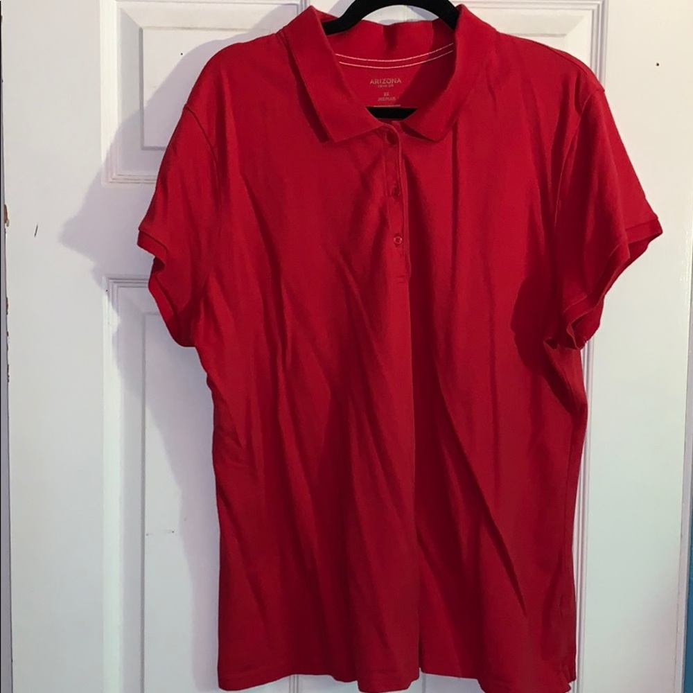 Arizona Red Polo Short Sleeve